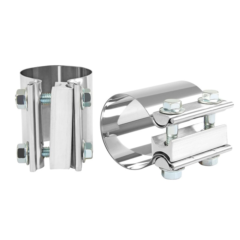2.75 Inch 2.75" Butt Joint Exhaust Band Clamp Sleeve Stainless