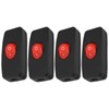 ECSiNG 4 pieces intermediate switch, black, 2-pole, rocker illuminated 250