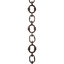 RCH Hardware CH-17-BRZ Brass Chandelier Chain, Bronze (1 Foot)