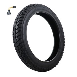 14 x 2.125 Tubeless Tire with Angled Valve，14 inch Thickened Tubeless Tires Compatible with Electric Scooters, E-Bike 14x2.125/57-254 Folding Electric and more