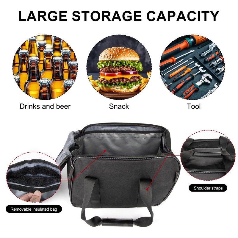 PSLER Saddle Bag Storage Tool Bag for Spyder RT, Removable