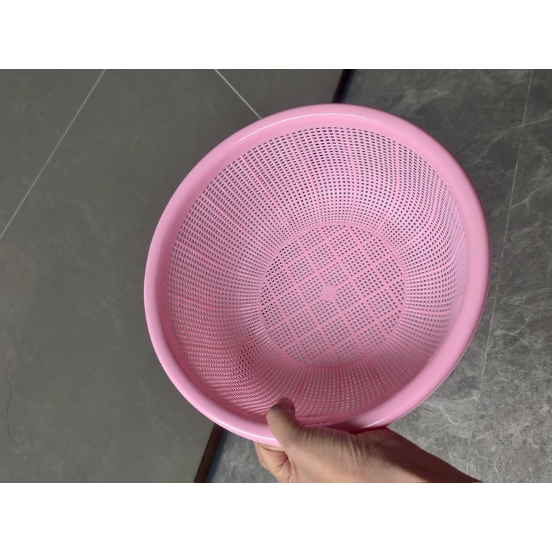 4 pcs Plastic Wash Basket Round Perforated Colander Wash Vegetables