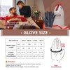 GSG SINCE 1998 Mens Chrome-free Leather Gloves Winter Touchscreen Sheepskin
