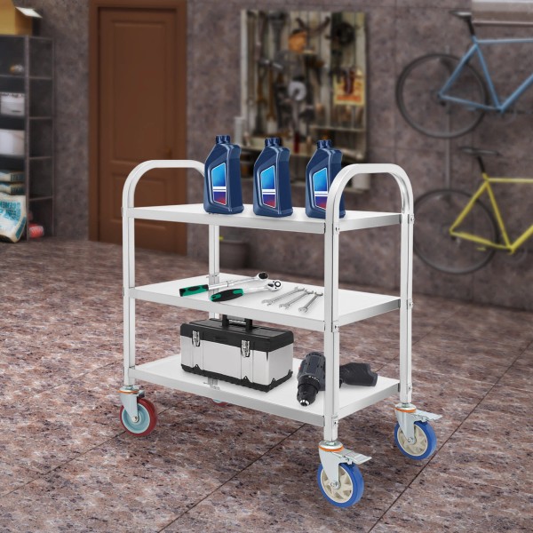Unbranded 3 Tier Rolling Kitchen Island Trolley Cart Storage Serving