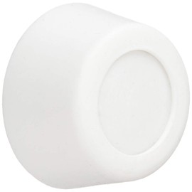 Hikari Rose Rubber Cushion Door Stop, White, 4.3 x 8.7 inches (11 x 22 cm), GD-11-2