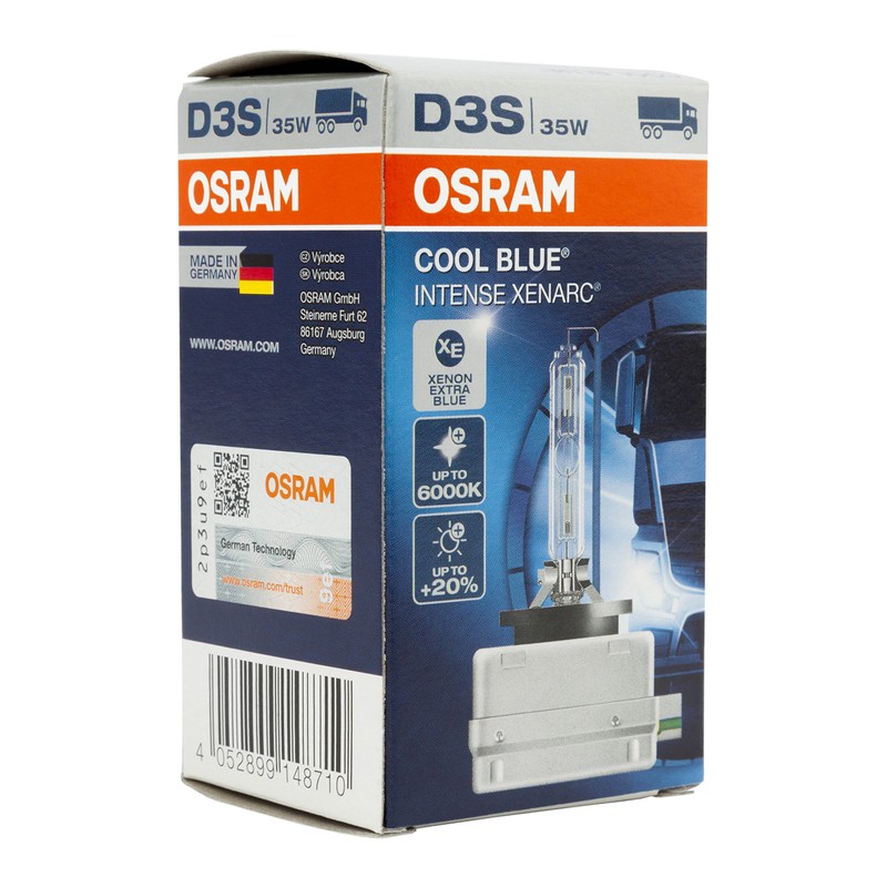 OSRAM XENARC COOL BLUE INTENSE D3S HID xenon arc tubes,