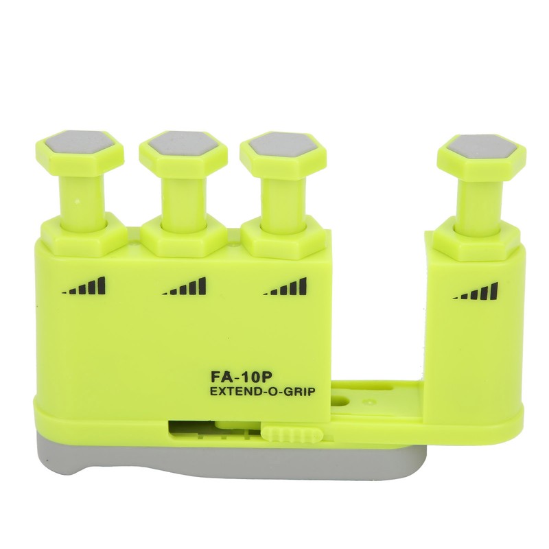 Finger Strengthener Exerciser Adjustable Tension Plastic Trainer for Musician GuitaristGreen