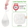 4 gallon biodegradable small trash bags - white bathroom garbage
