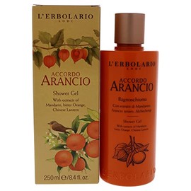 LErbolario Lerbolario shower gel - accordo arancio - citrus, creamy scent - cleanse and invigorate skin with extracts of mandarin, bitter orange and  