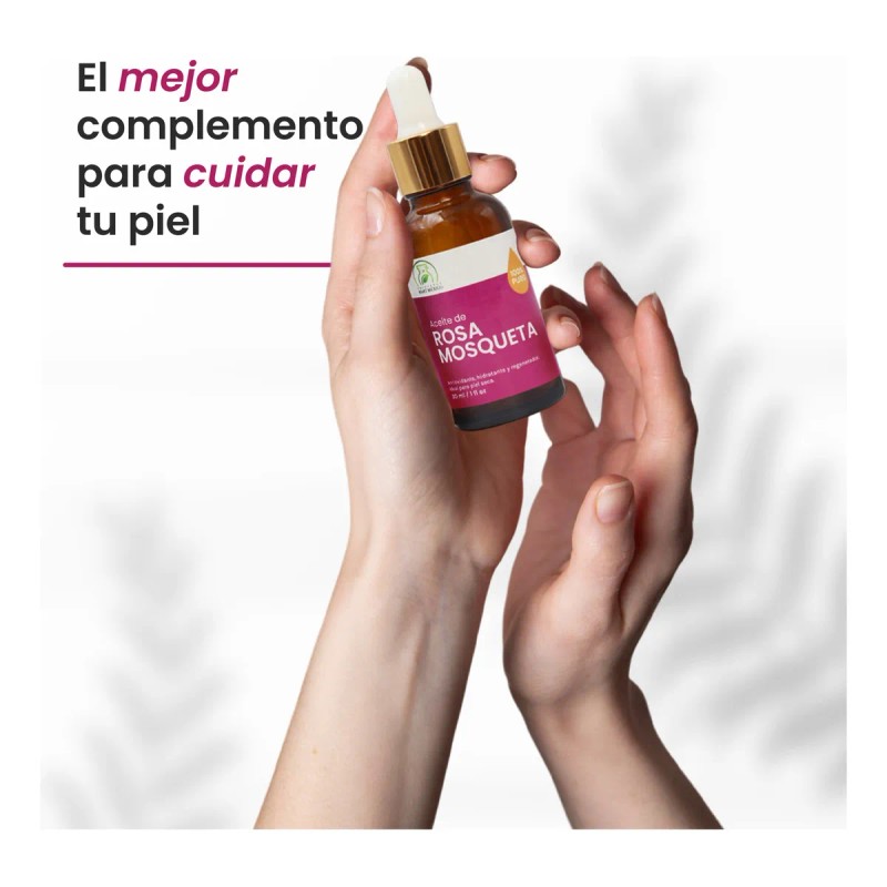 Aceite De Rosa Mosqueta 100% Virgen Puro Premium 30ml