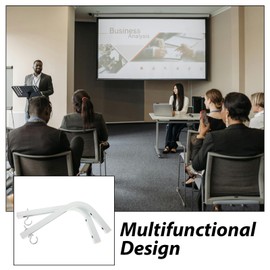 KONTONTY Projector Mount Ceiling Hook Projection Screen Hook L-Shape Wall Mounting