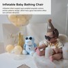 Baby Inflatable Bathing Seat Soft PVC Cartoon Animal Pattern Baby