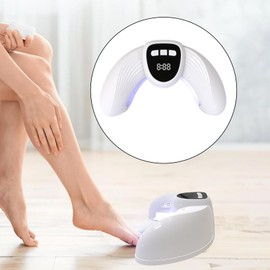 Led Nail Lamp,UV Gel Nail Lamp - Portable Quick-Drying Dryer Fingernail Tools U Shaped with Timer for Salon Desk Travel Spa Camping