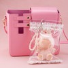 Tinoaly Clear Figure Display Bag with Keychain for Plush Dolls,