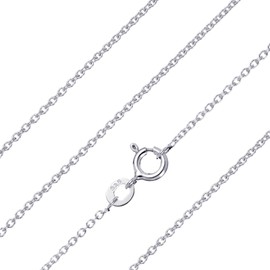 ARDU 925 Sterling Silver Belcher Chain Necklace – 1.6mm Fine Chain in 16 to 28 inch | Silver Necklace for Women & Men | Lightweight, Hypoallergenic & Ideal for Layering or Pendant