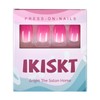 IKISKT Press On Nails - White French Tips | Rose
