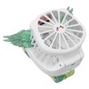 Mini Watch Fan Angel Wing Design USB Charging Wireless Braided