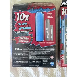 NERF Mega XL Dart Refill With Giant Whistling Darts - 10x - With Stickers!