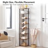 HOOBRO Vertical Shoe Rack, 8-Tier Narrow Shoe Shelf, Shoe Storage