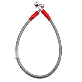 AHL Brake Hose Clutch Oil Hose Mesh Hose Hydraulic (110cm Silver)