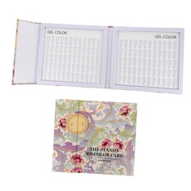 WOONEKY Nail Art Chart Book Stylish Nail Book for Manicure Salon Pedicure and Nail Art Learners