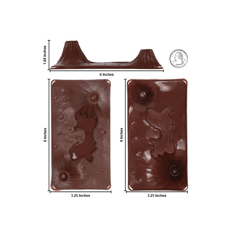 TimMee Prehistoric Plastic Dinosaur & Caveman Figures - Red, Green