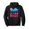 Burnouts or Bows Gender Reveal Design for Car Lovers Pullover