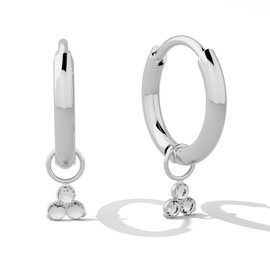 Jean & Len Evi Earring, Nickel, Lead and Cadmium Free, 316L Stainless Steel, 14K Gold Plated, Simple and Small Hoop Earrings for Every Day, Diameter: 1.4 cm, Waterproof Earrings Gold, Stainless Steel,