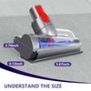 Mini Motorized Tool Brush Head Compatible with Dyson V7 V8