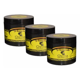 Ostria Pomada Para Cabello Fijación Media 3 Piezas De 120 Gr C/u