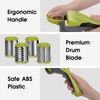 Masthome Rotary Cheese Grater, Kitchen Rotary Graters with 3 Blades
