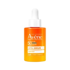 AVÈNE Sun Care - Ultra Serum Glow SPF 50+ - Radiance & Protection - With TriAsorB™ & Vitamin Complex - Invigorating Finish - Perfects the Complexion - Tired, Sensitive Skin - 30 ml