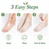 Thfaeyta 200 Pcs Plastic Foot Covers for Feet Pedicure Moisturizing