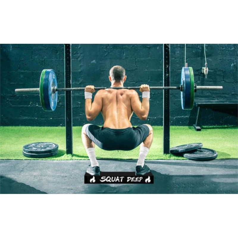 WINBOX Slant Board for Weightlifting and Calf Stretching - Non-Slip