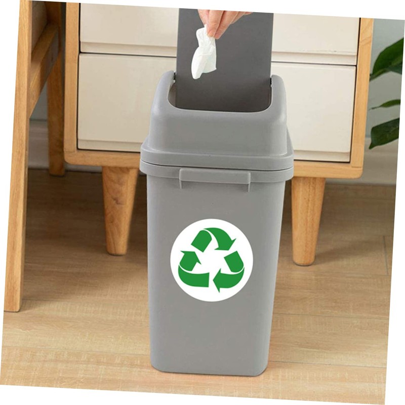 Operitacx 6 Labels/kit Recycling Stickers for Bins Visible Waterproof Decals