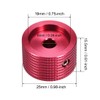 uxcell® Stereo Knob, 25 * 6 * 15.5 mm Aluminium