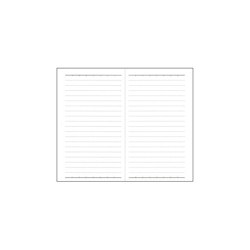 daigo- Thin Notebook poketta- Small Black A1220 [Bulk Set of