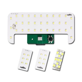 YOURS Y410-003 LED Room Lamp Set, For Corolla Cross, Color: White, Center Luggage Vanity Interior Light, Dedicated Design, Genuine LED, Light Adjustment, Room Lamp, Corolla CROSS Toyota Custom Parts, Accessories, Dress Up