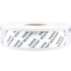 Tamper-Resistant Silver Metallic Labels, 0.75" x 3.5" Adhesive Stickers, 500-Pack