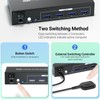 8K60Hz HDMI KVM Switch 2 Monitors 2 Computers, 4K120Hz USB