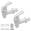 suiwotin 2pcs Replacement Cooler Faucet, Plastic Water Dispenser Tap Set,