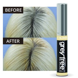 Root touch up, temporary hair color to cover gray hairlines, eyebrows, Mustache & Beards Greyfree 2 PACK (LIGHT BLONDE)