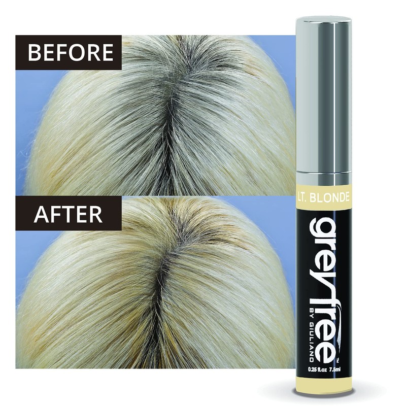 Root touch up, temporary hair color to cover gray hairlines,