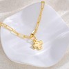 CHESKY 14K Gold Plated Chunky Cross Necklace for Women Trendy
