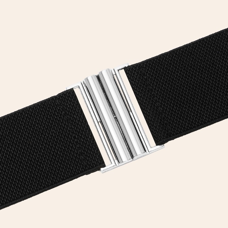VONMELLI Wide Elastic Stretch Belt for Women - Trimmer Stretch