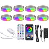 LED Dimmable Under Cabinet Lighting Kit,8 Pack App Controlled and