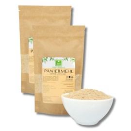 Green Essence Breadcrumbs 500 g (2 x 250 g) - Keto & Low Carb - No Palm Oil - No Additives - Low Carbohydrate for Breading Meat, Fish, Vegetables or Cheese and Tofu (500 g)