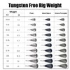 MUUNN 10 Pack Tungsten Teardrop Drop Shot Weights,Tungsten Drop Shot
