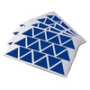 Removable Dark Blue Triangle Wall Decals + 128pcs x 2