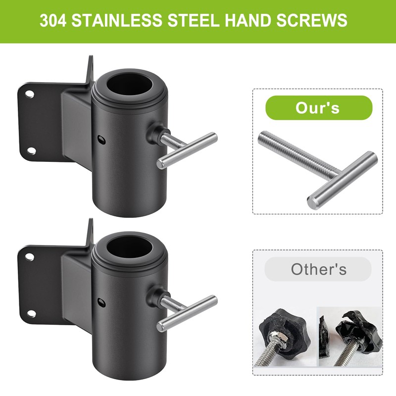 Dolibest Deck Umbrella Mount with Plastic Sleeves - Patio Umbrella